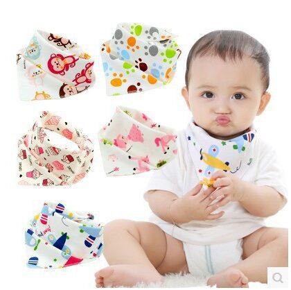 Baby Drooling Towel Baby Triangle Towel ...