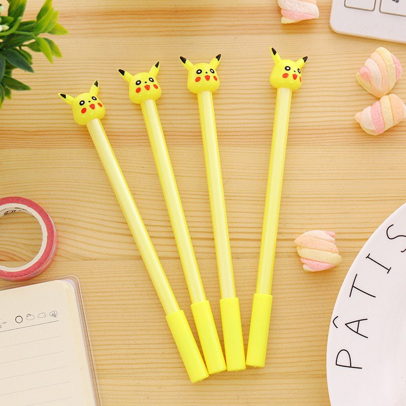 Cartoon Kawaii Cute Plastic Pokemon Gel Pens For Kids –