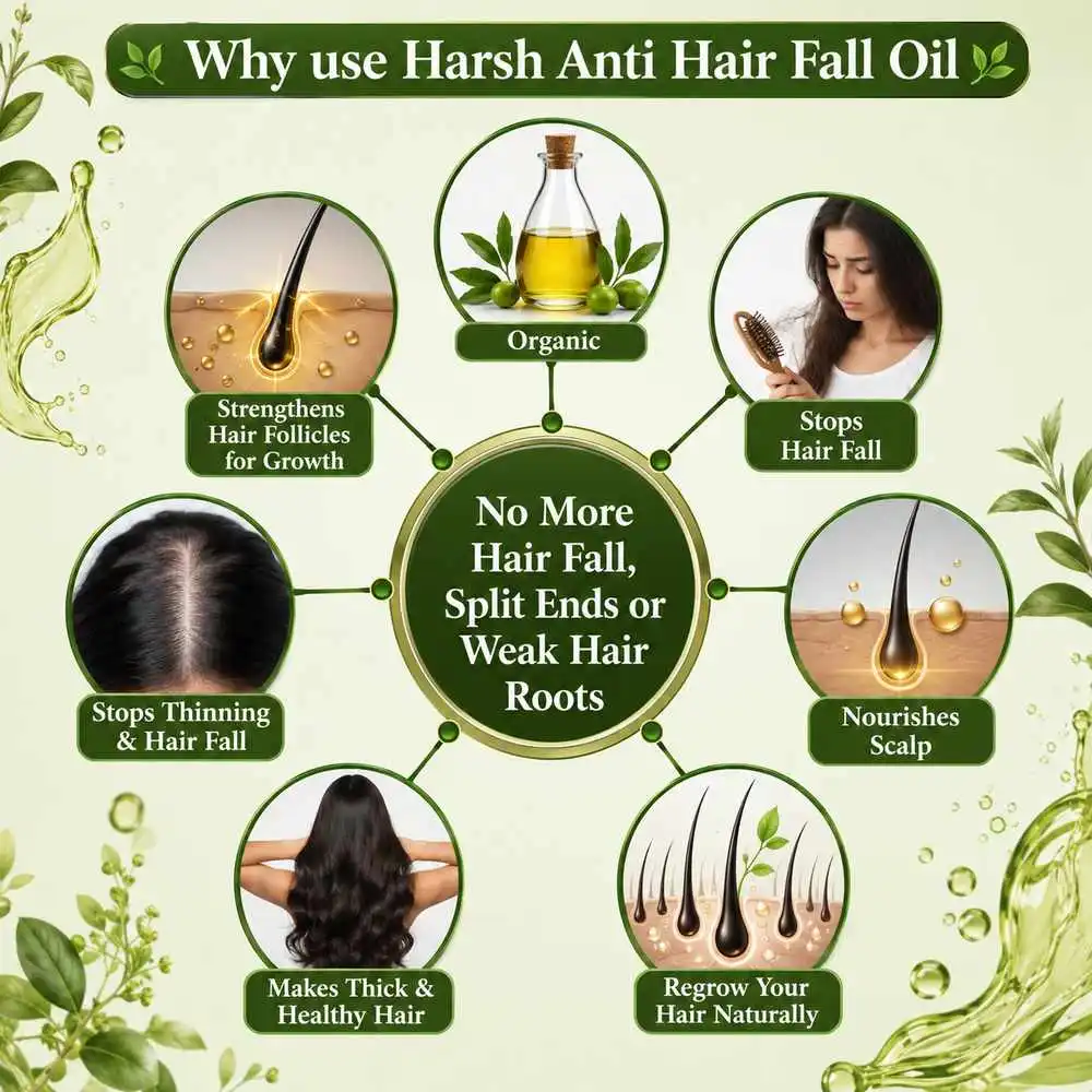 Why use Harsh anti hair fall oil