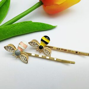 Cute Bee Rhinestone Hairgrip Girls Hair Clip