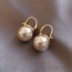 Pearl Earrings Light Luxury Ear Buckle Design