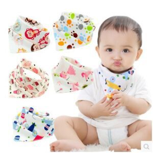 Baby Drooling Towel Baby Triangle Towel Double Layer
