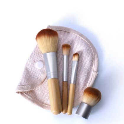 4pcs/lot Bamboo Brush Foundation Brush m...