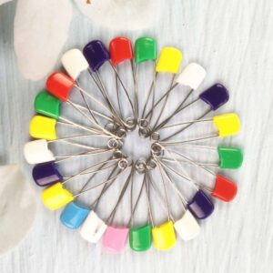 Baby Child Safety Pins Smiley Pins Plastic Safety Pins