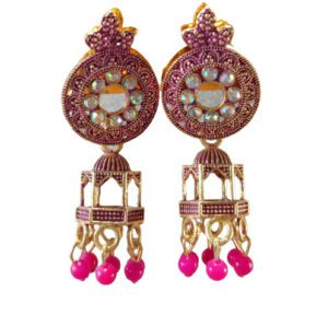 Ethnic Earrings, Partywear,Trendy,Alloy Jhumki Earring Bollywood Style