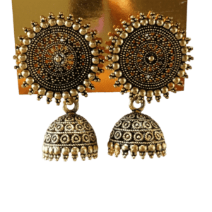 Jhumka Earrings For Girls And Women Alloy Gold Plated