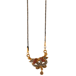 Gold plated Mangalsutra for Women Traditional Bollywood Design