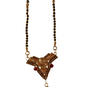Latest Fancy Designer Gold Plated Ethnic Brass, Alloy Mangalsutra