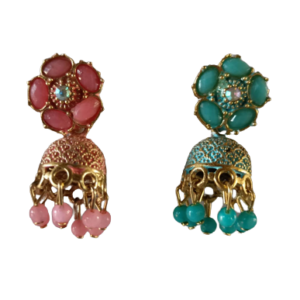 Latest Designer Gold Plated Ethnic Brass, Alloy Earring