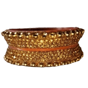 Exclusive Golden color Ethnic Patla/Kada Bangles for Women (2.4)