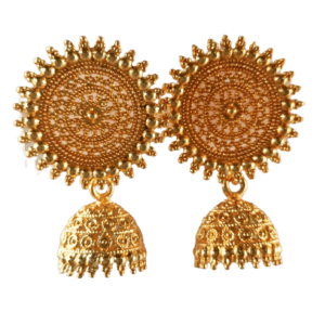 Bollywood Style Gold Plated Jhumki Earring